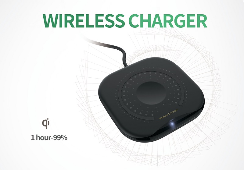 Wistar QI passed wireless charger is showing