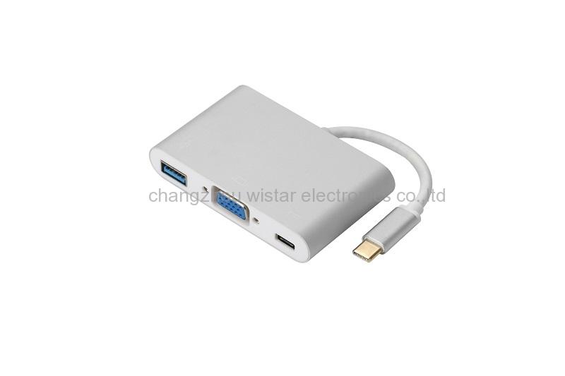 WISTAR YUSBC-HD20 USB Type c to HDMI+USB3.0+Type c jack