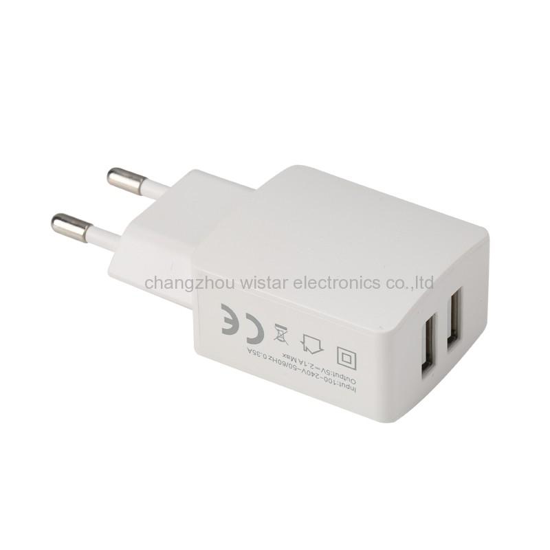 Wistar CC-2-07 dual usb ports wall charger