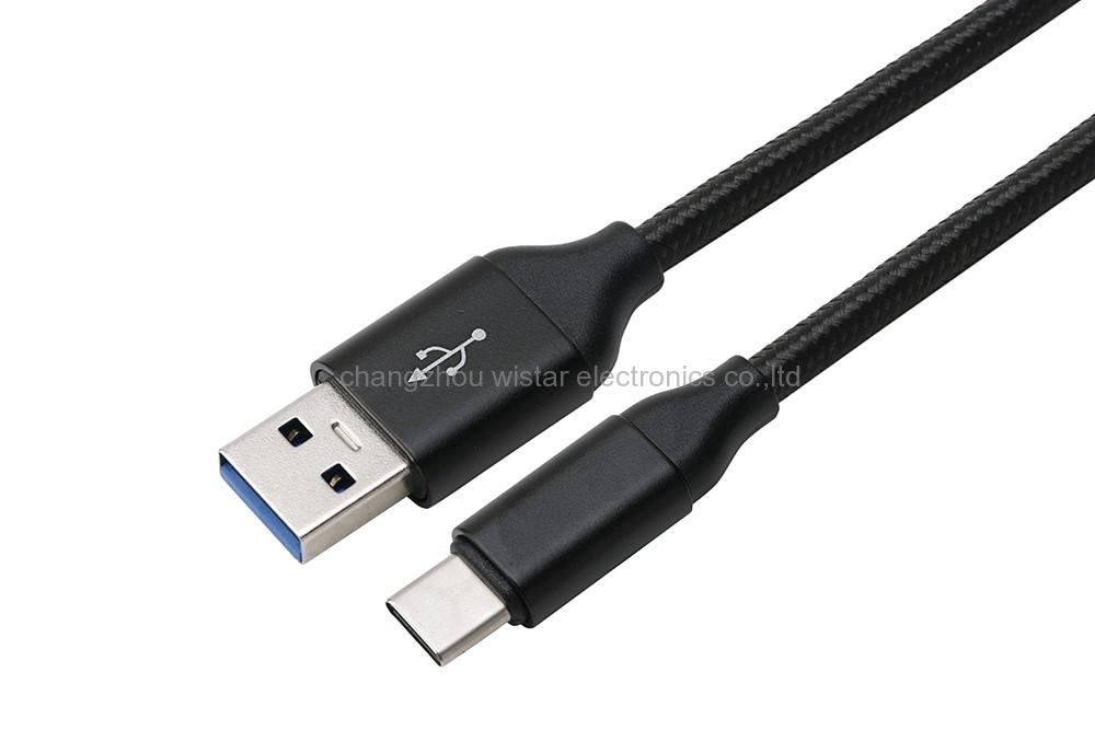 Wistar UB3-04 ​USB 3.0 Type-C Male to Type-A Male Cable