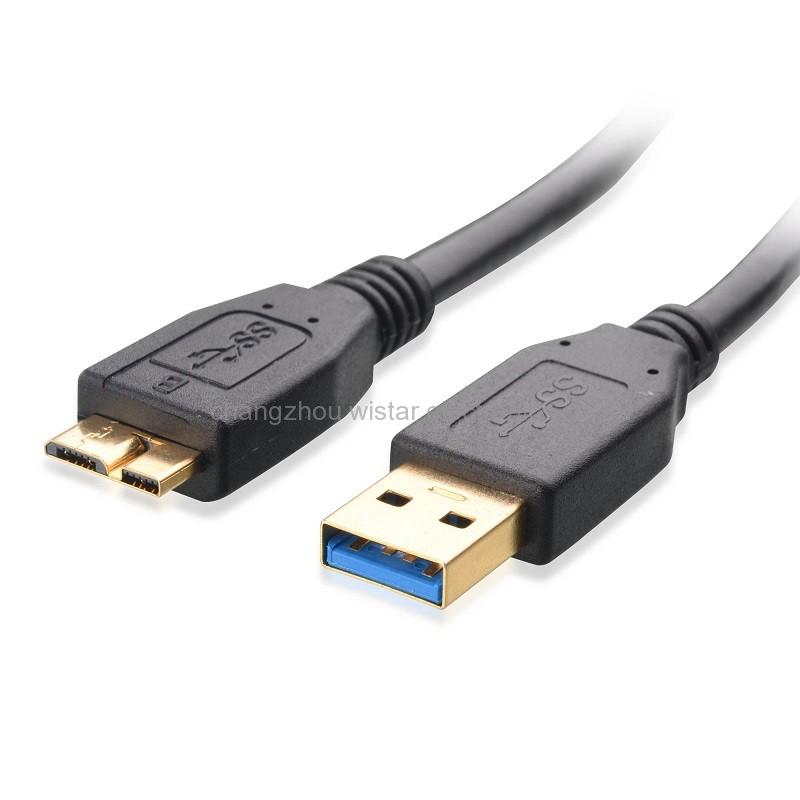 Wistar UB3-03 USB3.0 USB 3.0 A Male to Micro B Cable