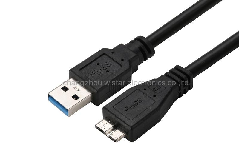 Wistar UB3-03 USB3.0 USB 3.0 A Male to Micro B Cable