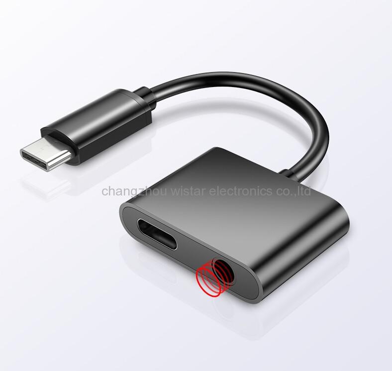 wistar SC-16-03 type c male to type c female +charging adapter