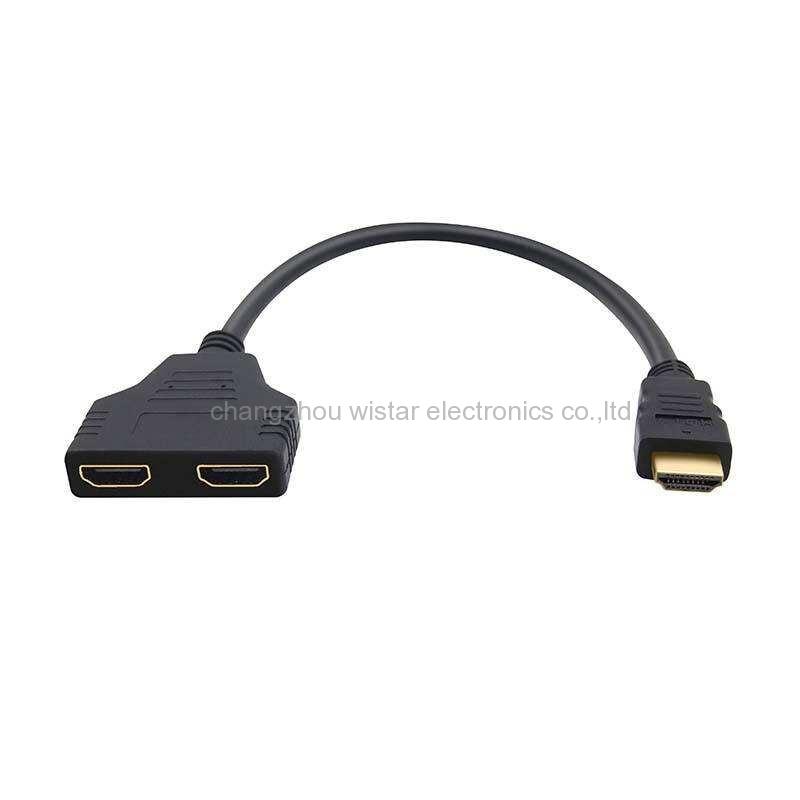 Wistar AP-3-07 1080P HDMI Switch Male to 2 HDMI Female 1 in 2 out Splitter