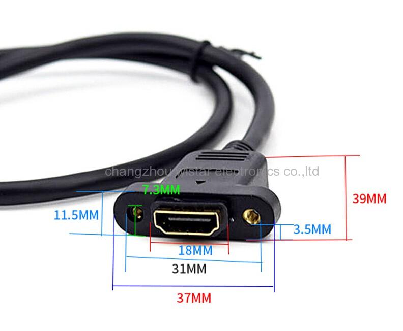 Wistar HD-5-01 HDMI Cable with Screws