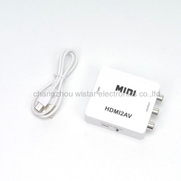 Wistar HR-01 Mini HDMI to CVBS AV Converter