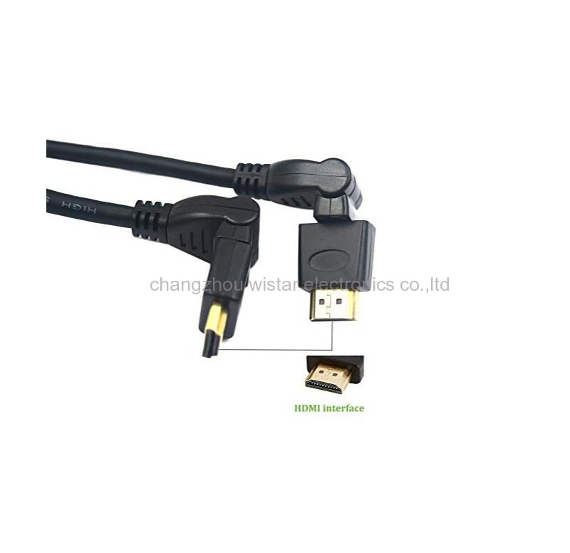 Wistar HD-5-02 hdmi cable male to male rotating 360