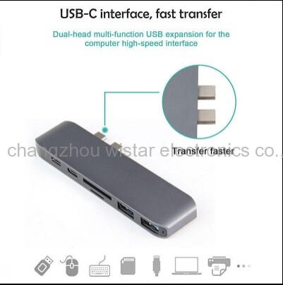 Wistar MA-01 7 in 1 usb c hub for macbook