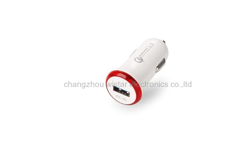 Wistar CC-1-03 Dual USB Car Charger Quick Charge 3.0 Adapter