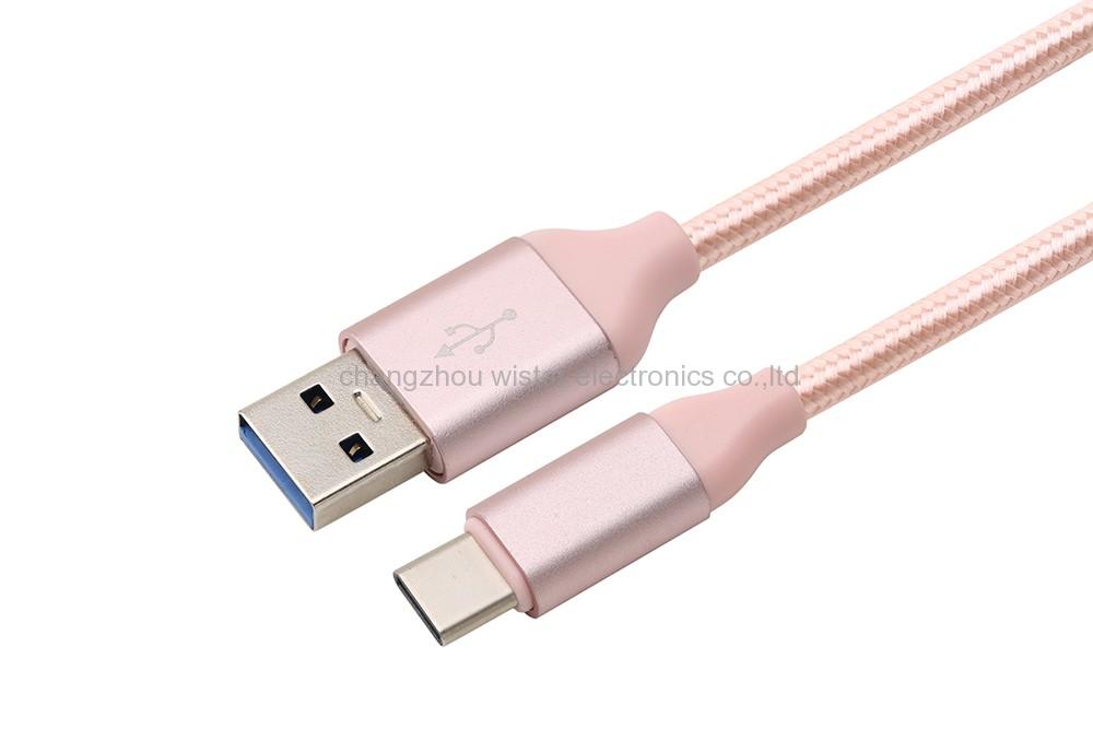 Wistar UB3-04 ​USB 3.0 Type-C Male to Type-A Male Cable