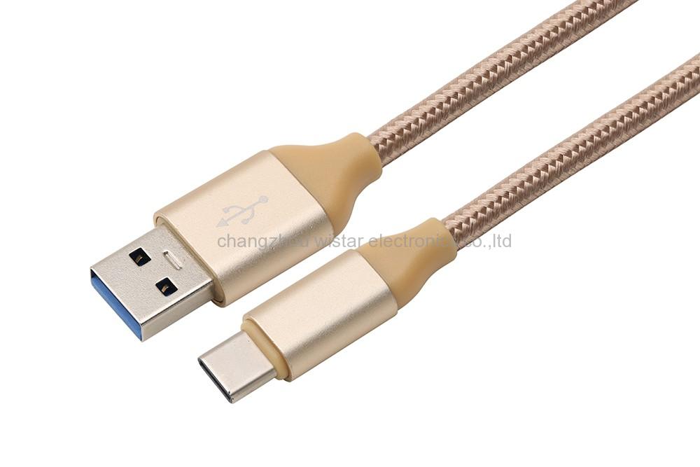 Wistar UB3-04 ​USB 3.0 Type-C Male to Type-A Male Cable