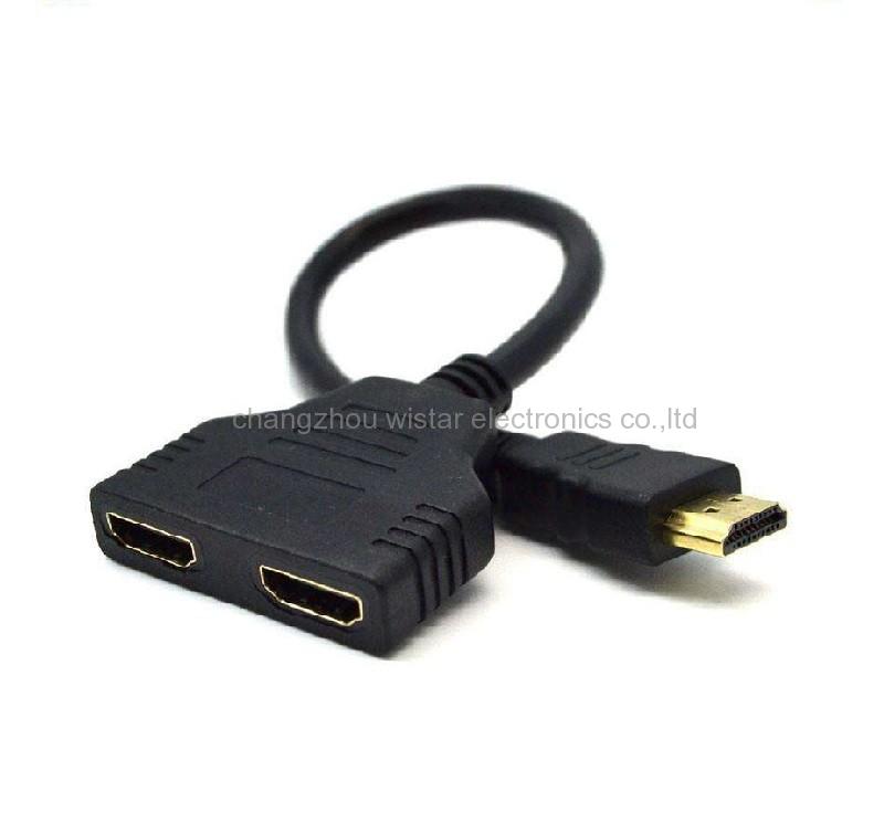 Wistar AP-3-06 hdmi male to 2 hdmi female 1 in 2 out