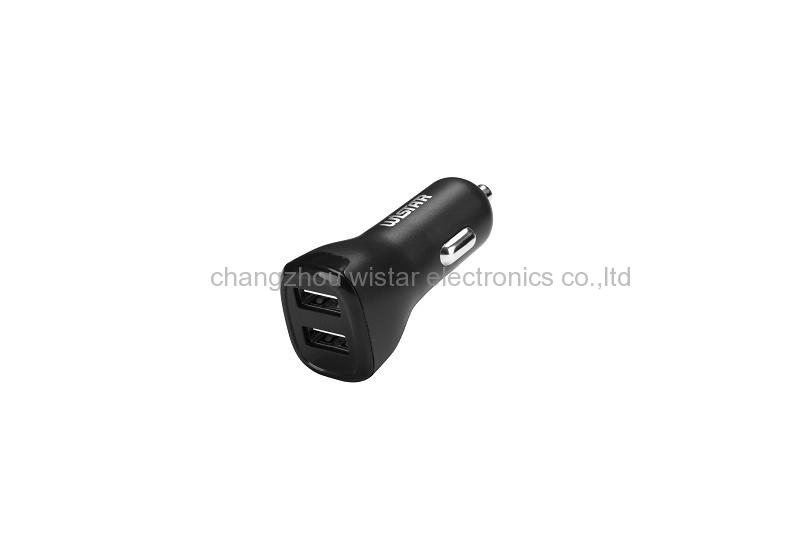 Wistar WRD 402 Car USB Charger Quick Charge 3.0 Dual Twin Fast Charger