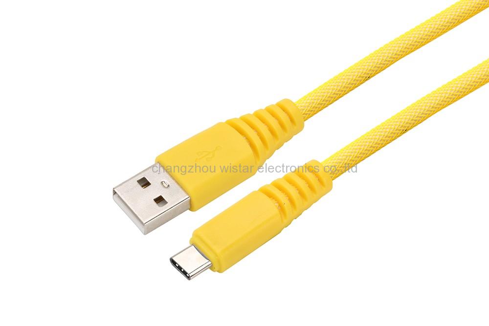 WISTAR SC-011 color mesh type c cable