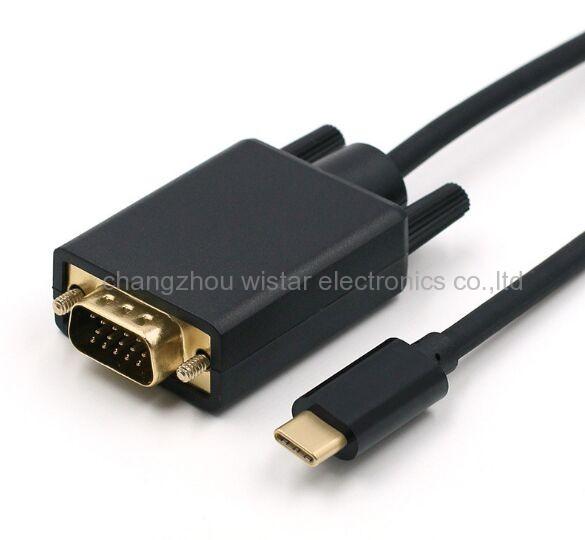 Wistar SCN-02 USB C male to DVI male cable 4K 1080P